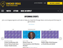 Tablet Screenshot of chicagoideas.com